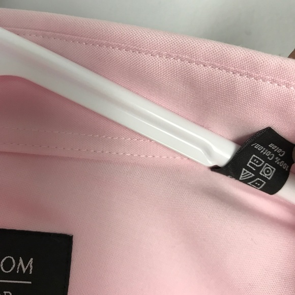 NWT Nordstrom men’s dress shirt pink long sleeve - Picture 5 of 7